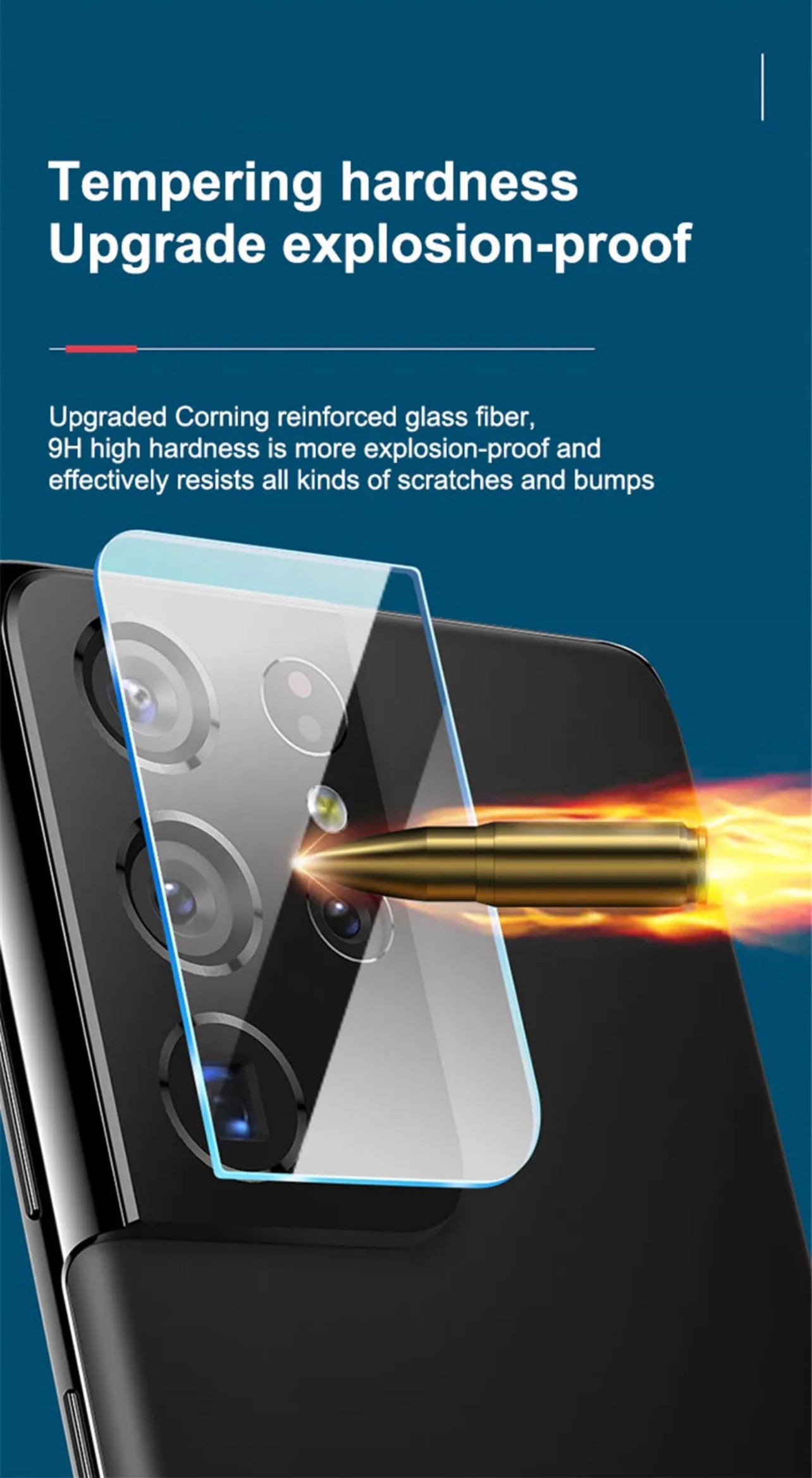 Yamizoo Branded Premium 9H Clear Camera Lens Protector- 1pc for Samsung Galaxy Series Yamizoo Branded Premium 9H Clear Camera Lens Protector- 1pc for Samsung Galaxy Series